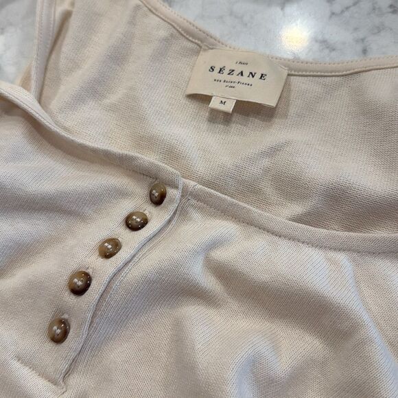 Sezane Ariana Dress in Cream - Picture 5 of 5